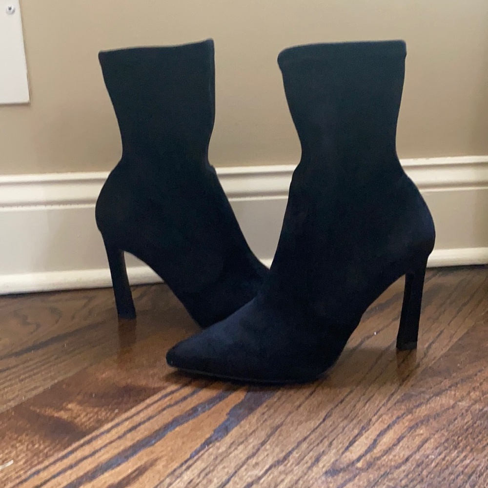 Aldo black Suede high-heeled boots